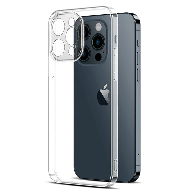 아이폰15 프로 맥스 1mm 슬림핏 투명 실리콘 젤리 케이스 HP-0802